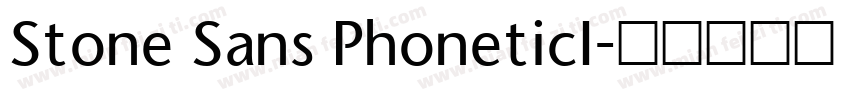 Stone Sans PhoneticI字体转换